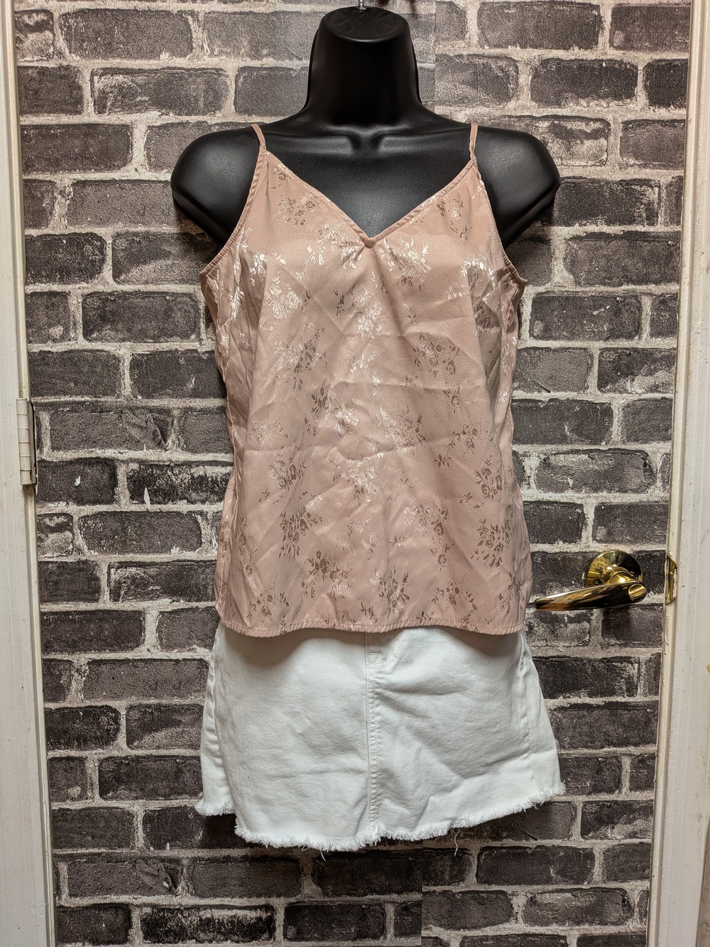 H & M Divided Silky Floral Camisole Top